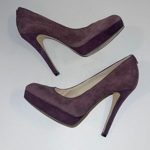 Michael Kors Purple Suede Heels